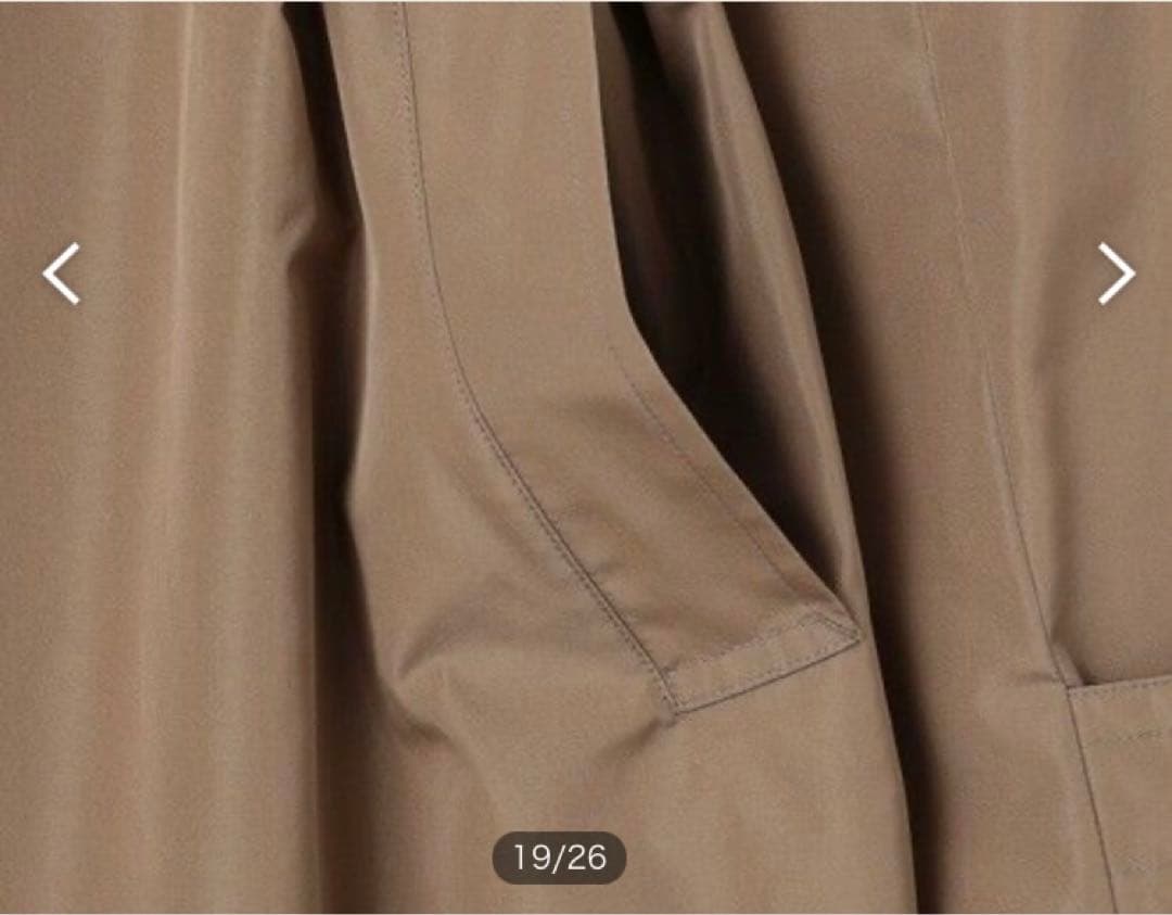 新品 23区【Oggi4月号掲載】LIMONTA メモリータフタ トレンチコート