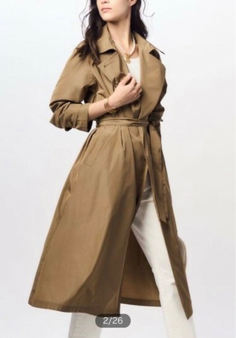新品 23区【Oggi4月号掲載】LIMONTA メモリータフタ トレンチコート