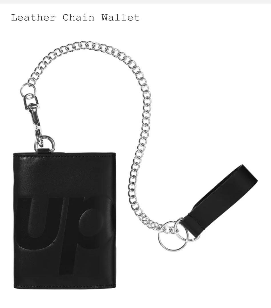小物 Supreme Leather Chain Wallet (25FW)Black