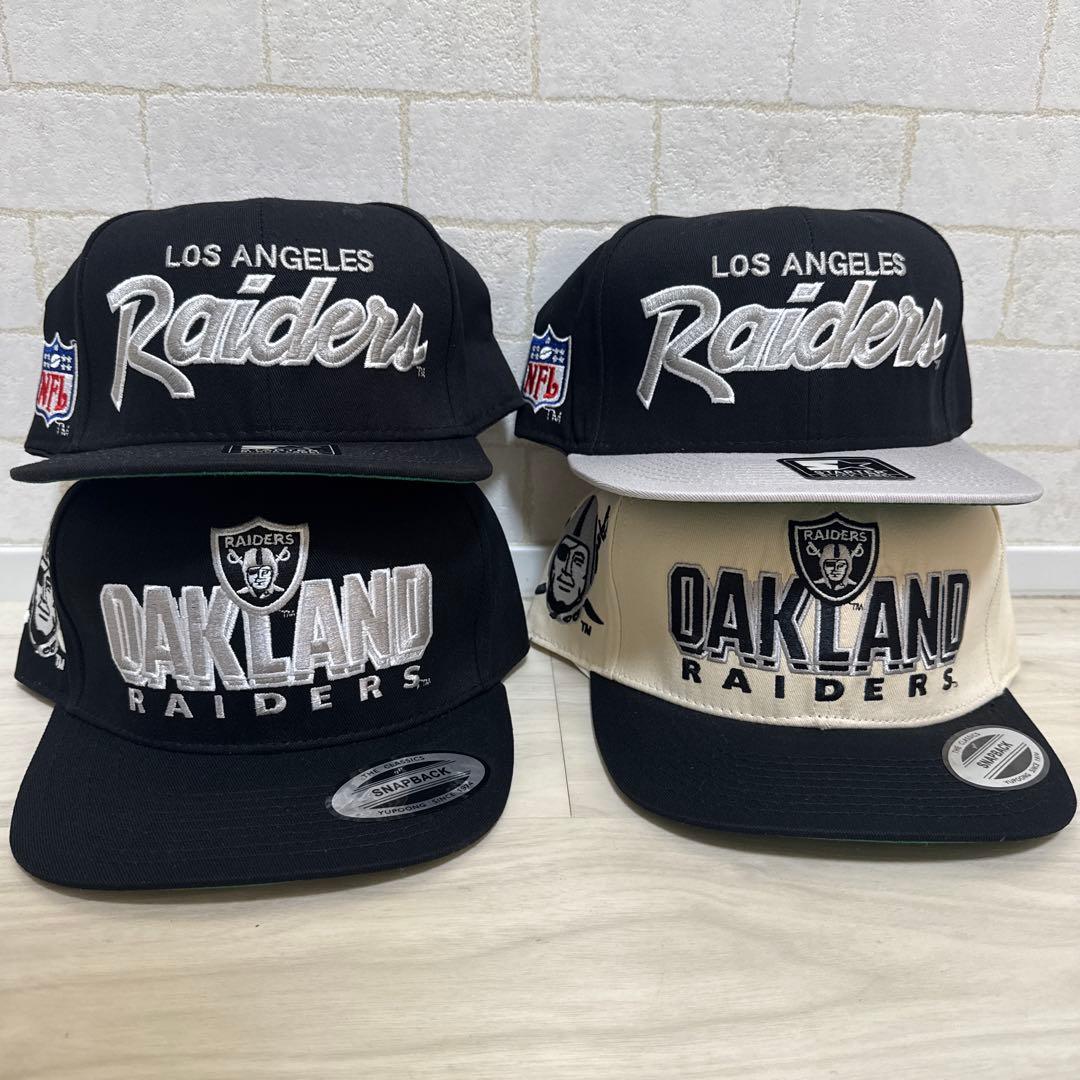 【激レア】ロサンゼルス・オークランド レイダース キャップ4点セット！