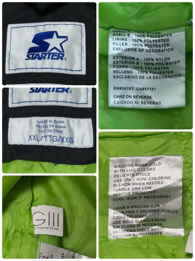 スターター　シーホークス　NFL　中綿　ナイロンジャケット　アノラック　XXL