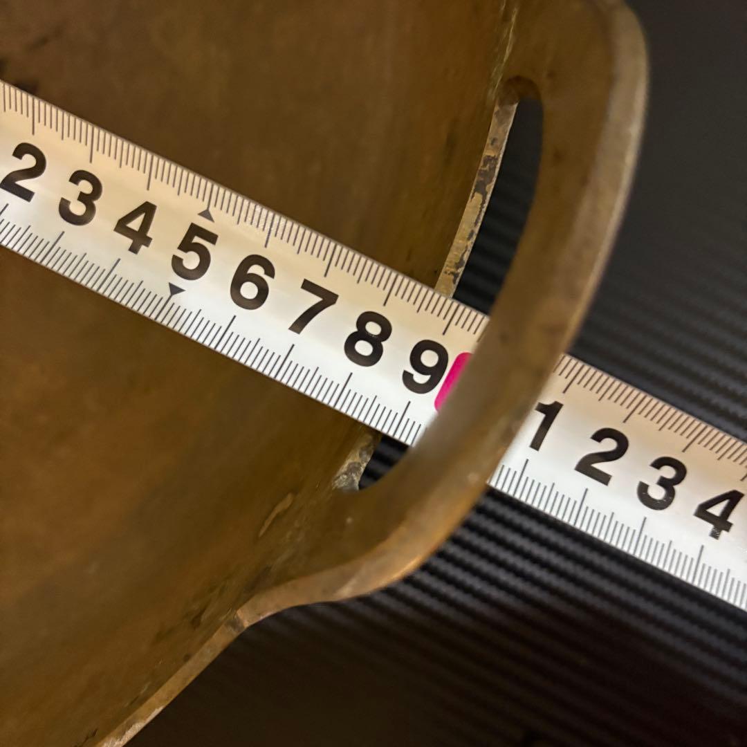 希少レア　仁悟　砲金鍋　銅鍋　39ｃｍ　平鍋　天ぷら鍋　日本料理　両手鍋