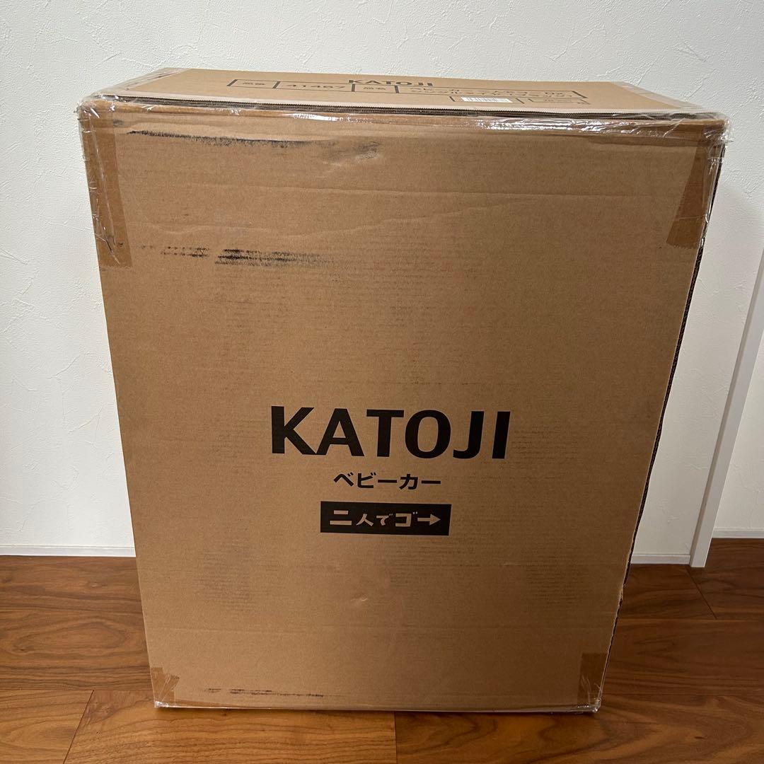 新品　未開封　二人でゴーDX 2人乗りベビーカー　ブラッKATOJI