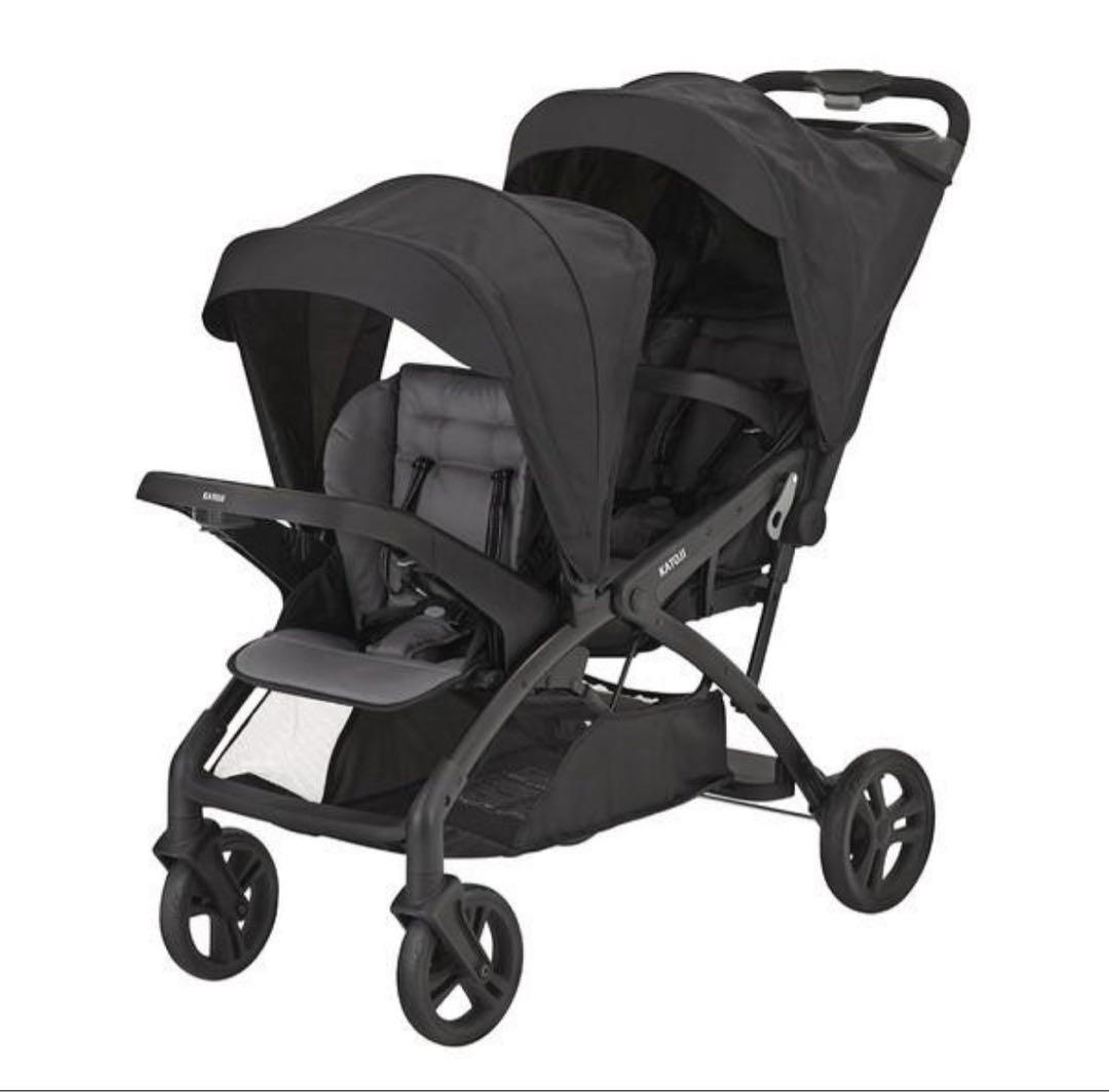 新品　未開封　二人でゴーDX 2人乗りベビーカー　ブラッKATOJI