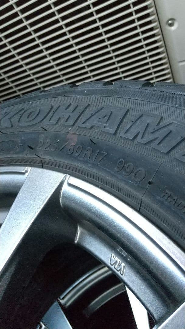 【GEORANDER】アルミ付スタッドレス★5穴PCD100★225/60R17