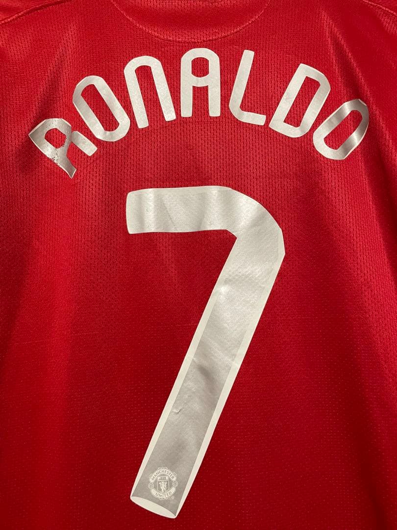【正規品】ロナウド　マンチェスターユナイテッド　07/08 ホーム長袖レプリカ