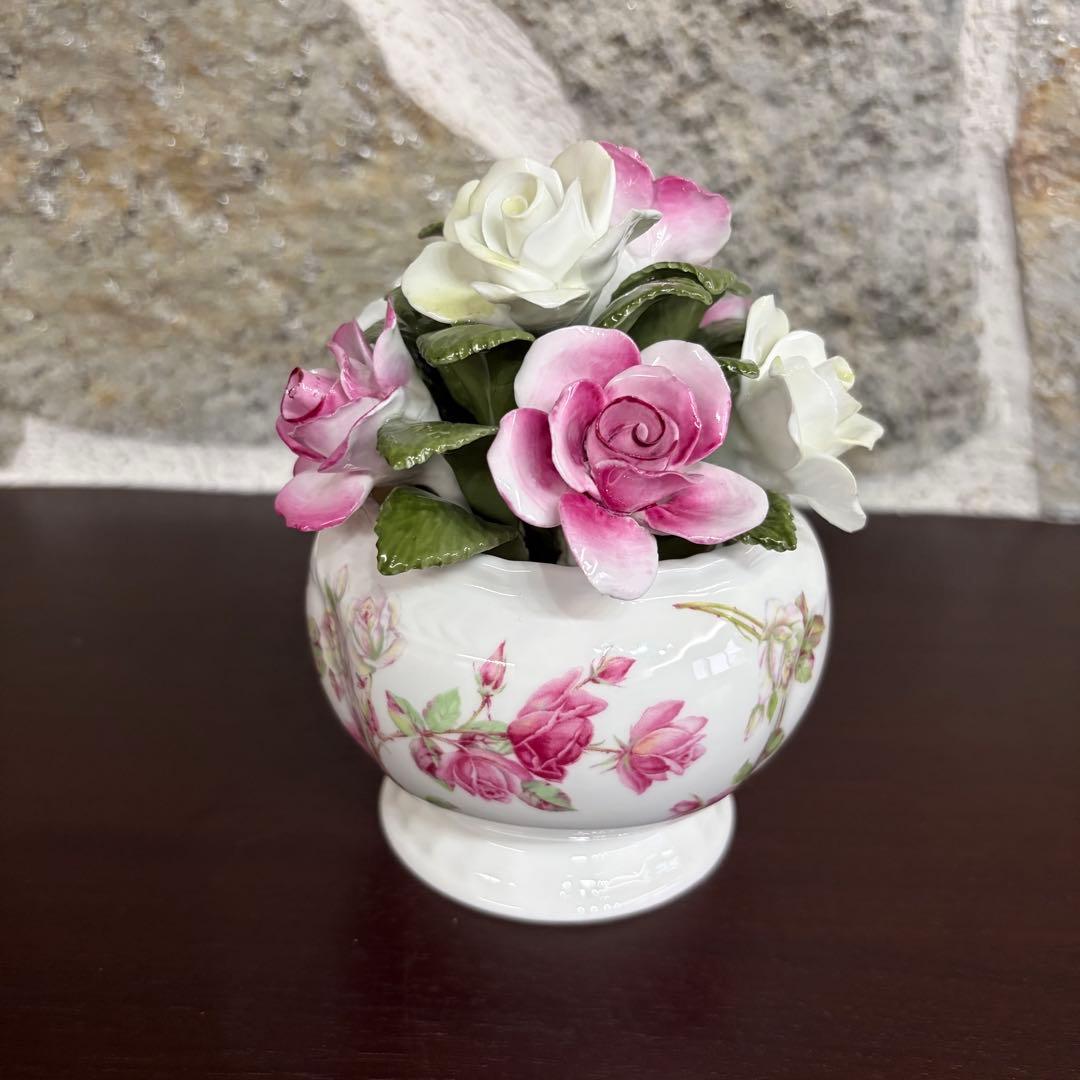 Aynsley エインズレイ　エリザベスローズ　カスケードボウル　スモール