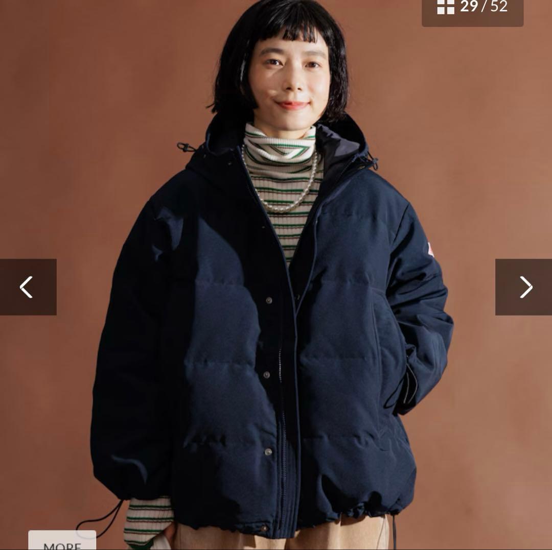 DANTON ダントンダウンジャケットネイビー　 S 新品