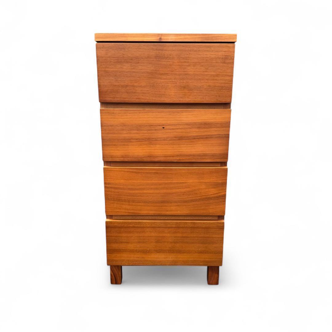 無印良品　MUJI 木製　4段　引き出し収納　チェスト　廃盤