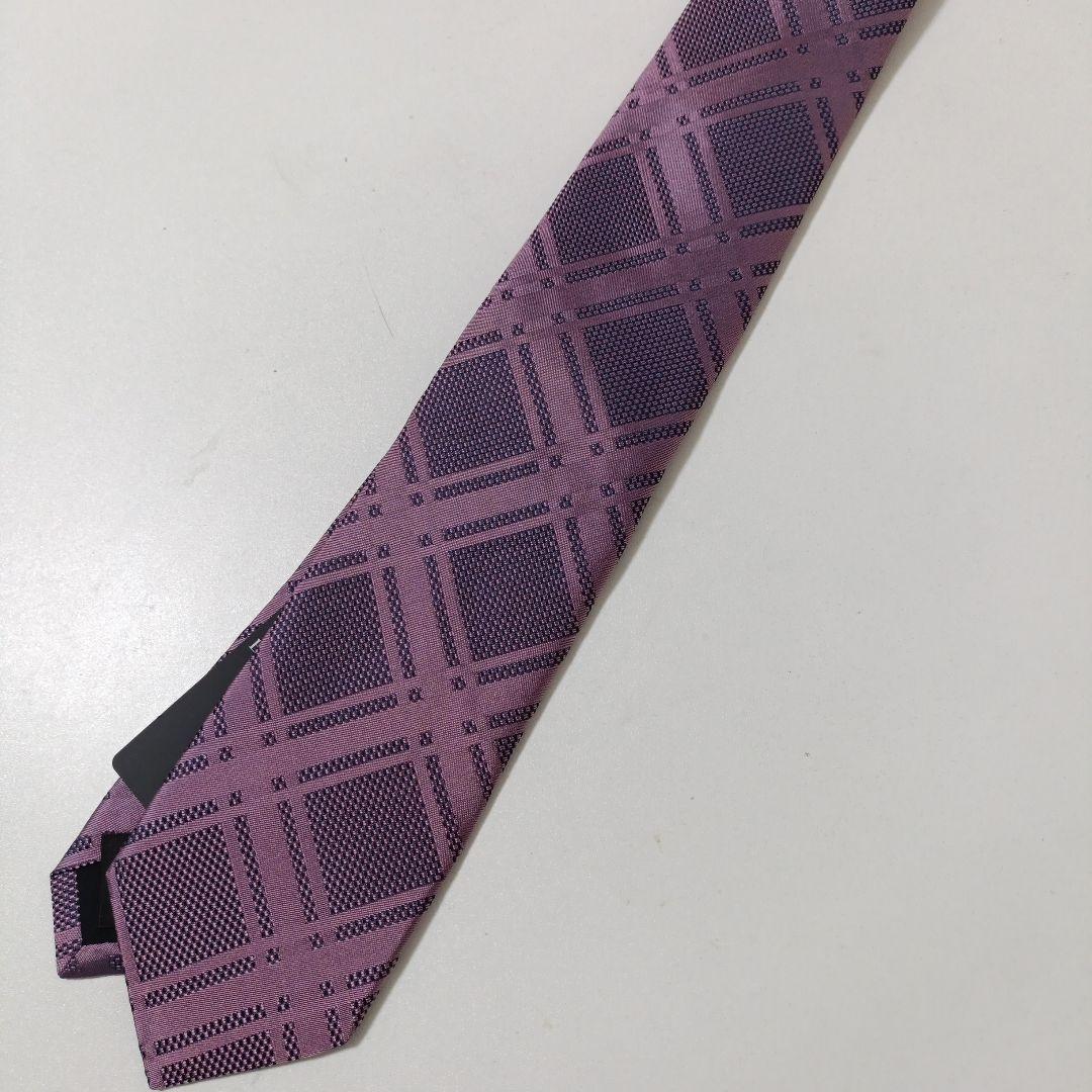 ブラックレーベルクレストブリッジ チェック柄ネクタイ タグ付未使用