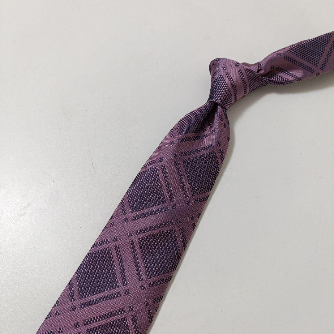 ブラックレーベルクレストブリッジ チェック柄ネクタイ タグ付未使用