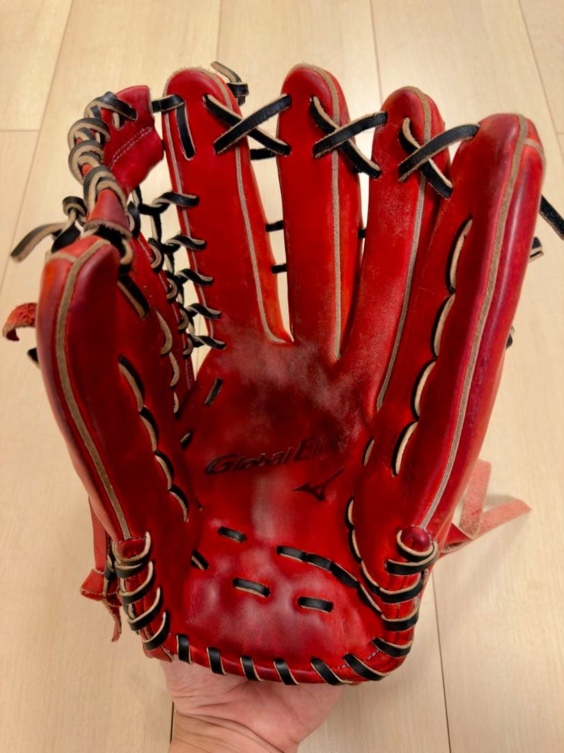 ミズノ グローバルエリート 限定 ダイバーシティブルー 軟式 外野手用 グローブ