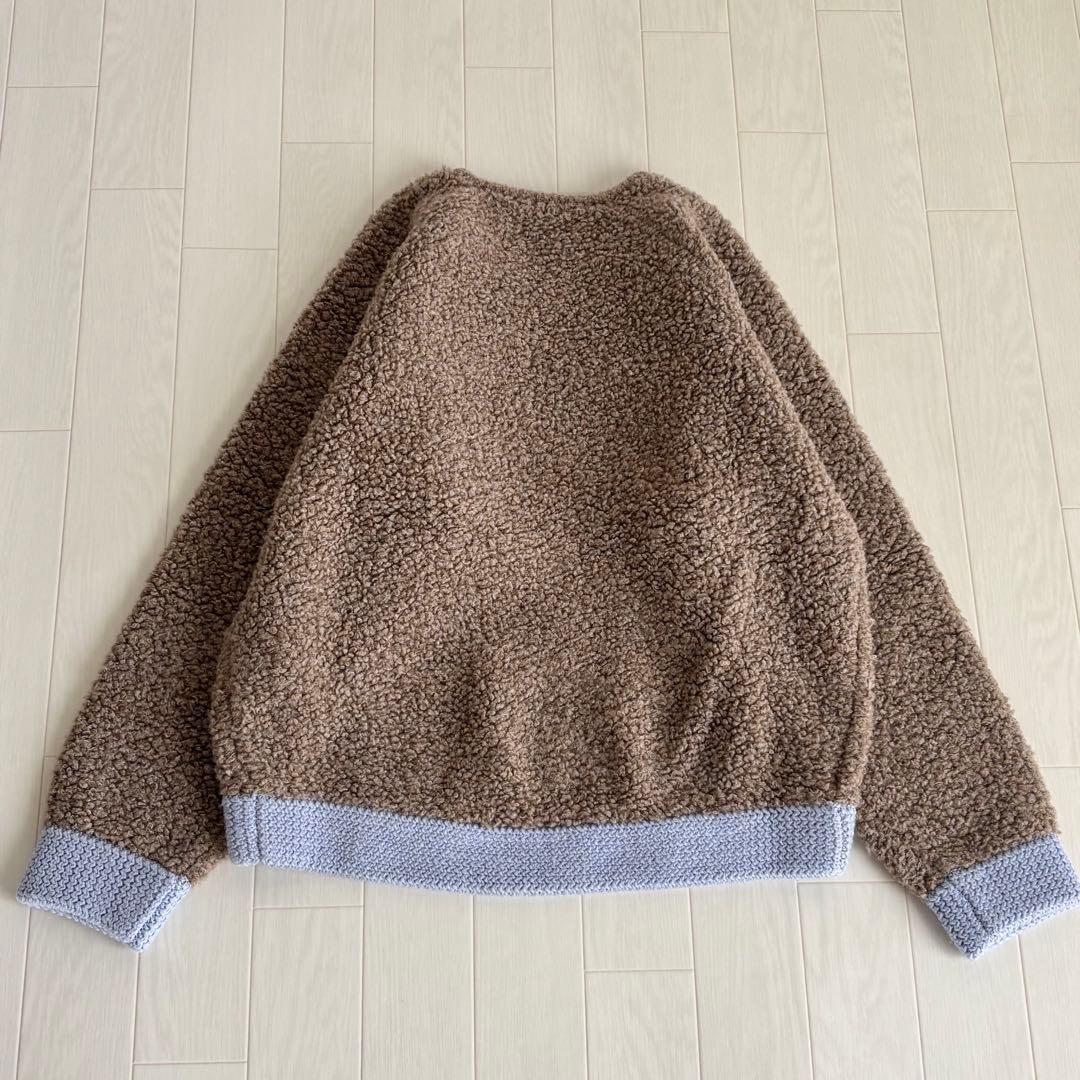 【美品】TOMORROWLANDウールナイロンクルーネックニット