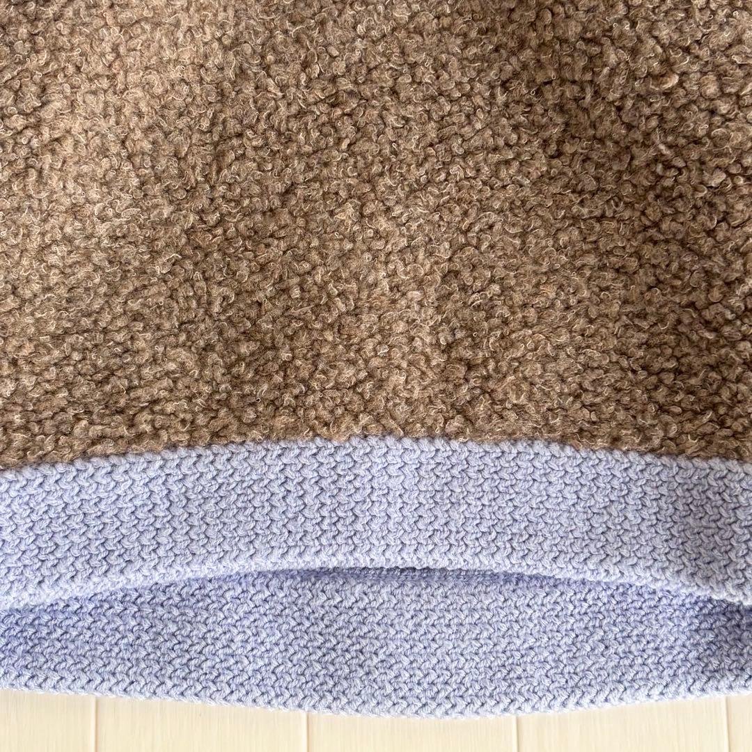 【美品】TOMORROWLANDウールナイロンクルーネックニット