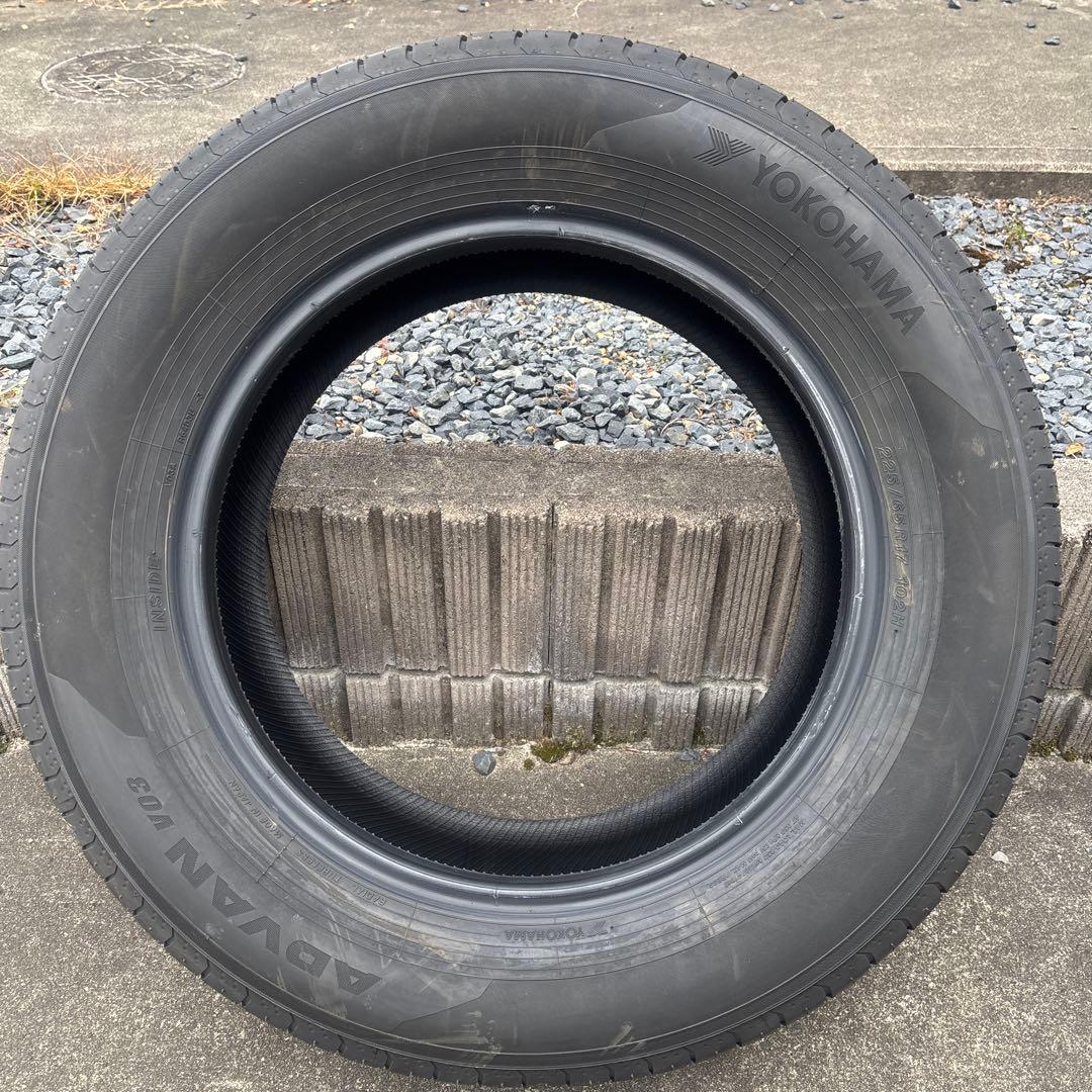 225 65 r17 ADVAN トヨタ　アルファード　純正　新車外し　送料無料