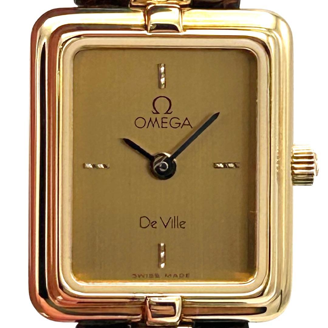 【極上美品】正規店購入 数回使用程度 専用ケースあり オメガ デヴィル クォーツ