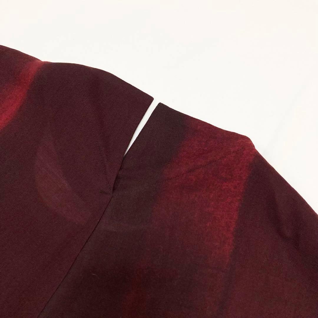 Y's ワイズ 美品 ウール フレンチスリーブ ワンピース マルチ2