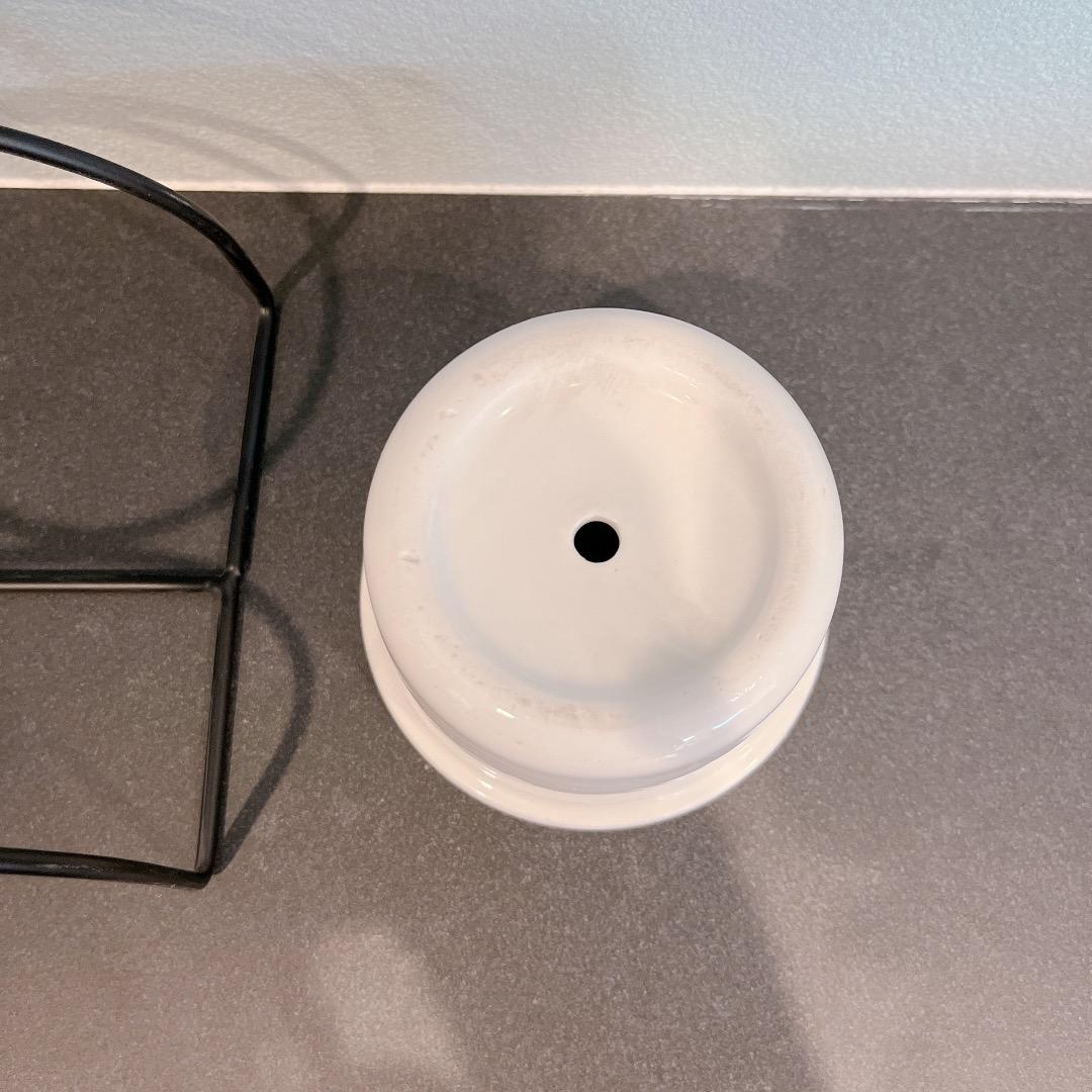 ✦バルコニー ハンギングプランター フラワースタンド 植木鉢 ホワイト