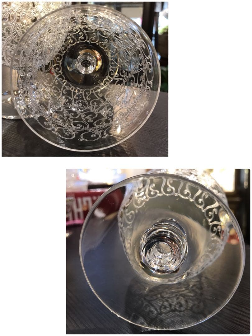 シンリサ オールドバカラBACCARATローハン水用グラス11.2cm3客