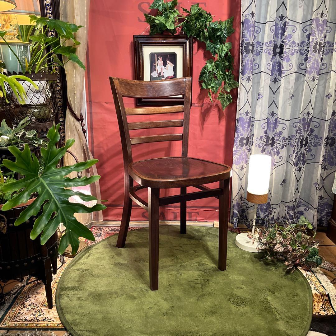 そらBクラス ２脚セット　ヴィンテージ 曲木ベントウッドチェア軽量カフェチ