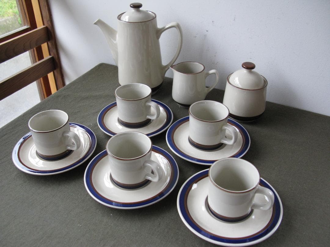 ☆　ストーンウェア　mune　北欧風　ティーセット　昭和レトロ　☆