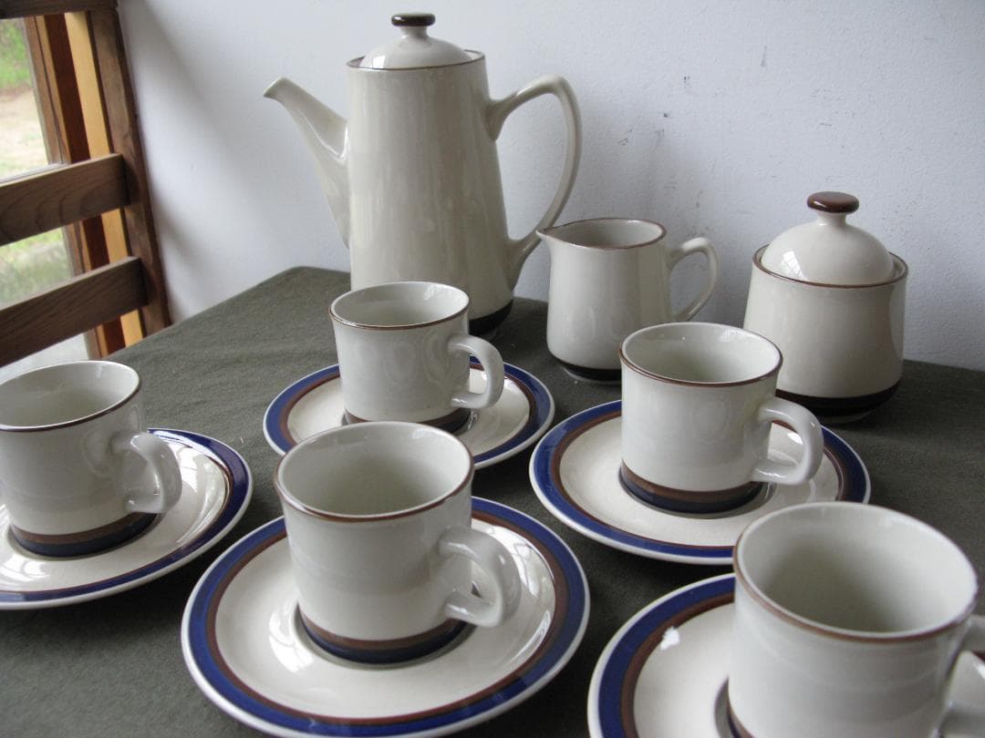 ☆　ストーンウェア　mune　北欧風　ティーセット　昭和レトロ　☆