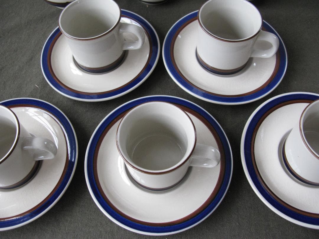 ☆　ストーンウェア　mune　北欧風　ティーセット　昭和レトロ　☆