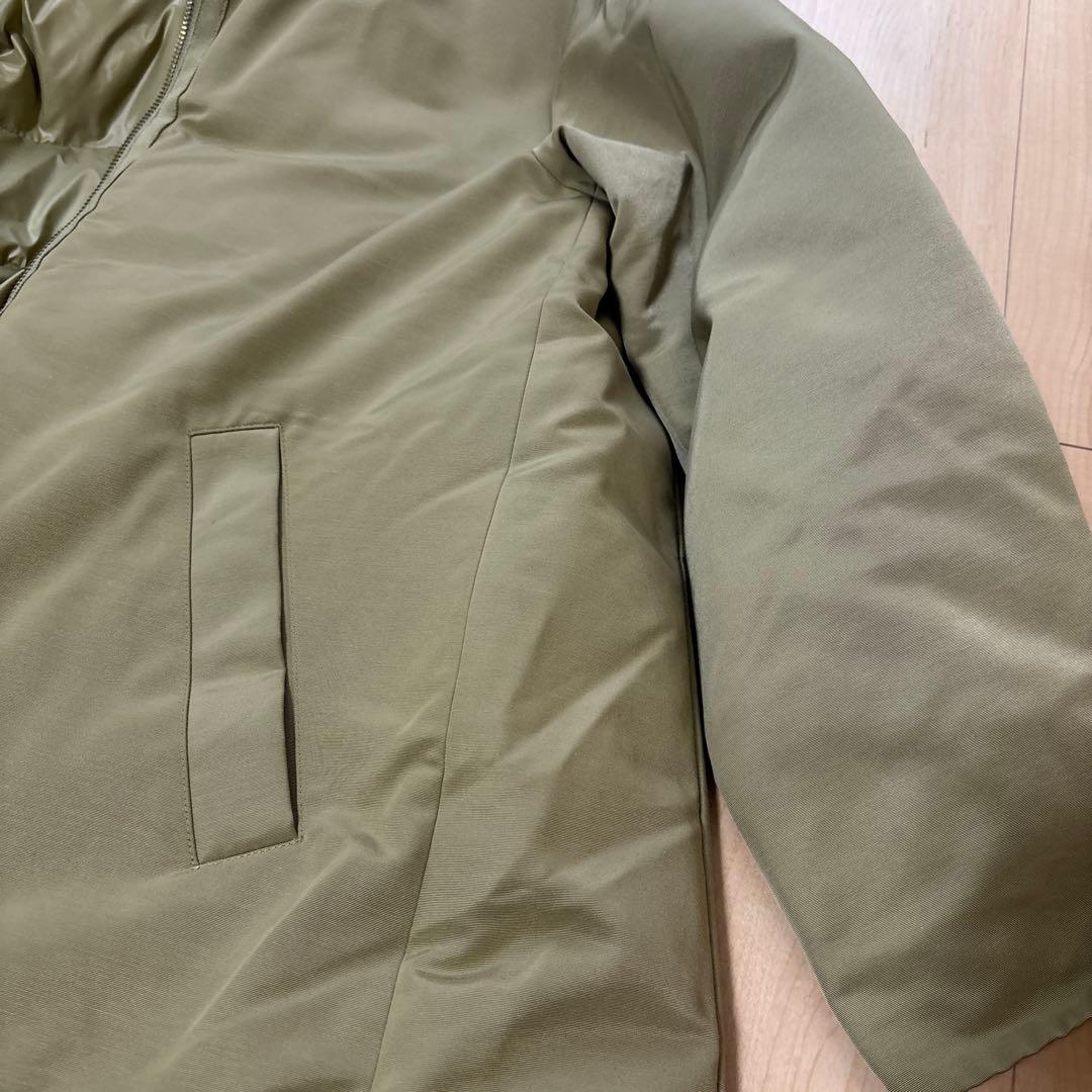 Spick & span オリーブグリーン フード付き ダウンジャケット