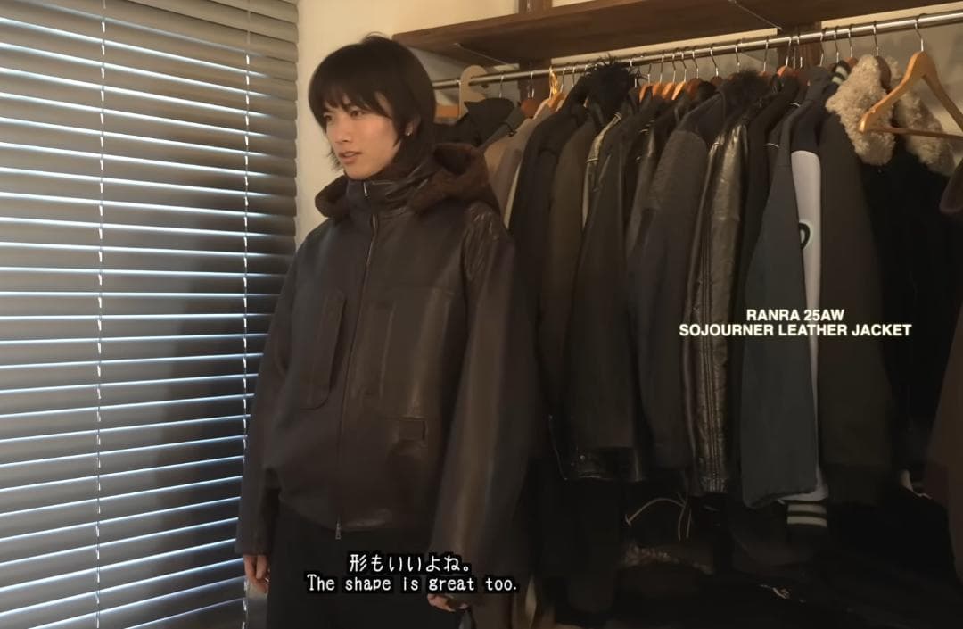 セ*ル様 RANRA 25AW sojourner leather jacket