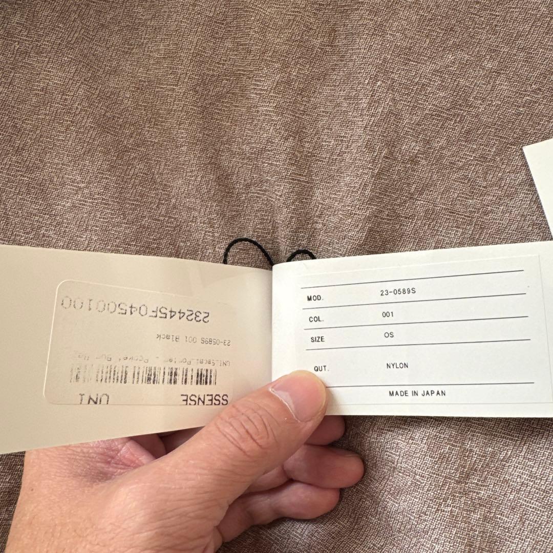 sacai porter ボディバッグ　23aw 美品　black