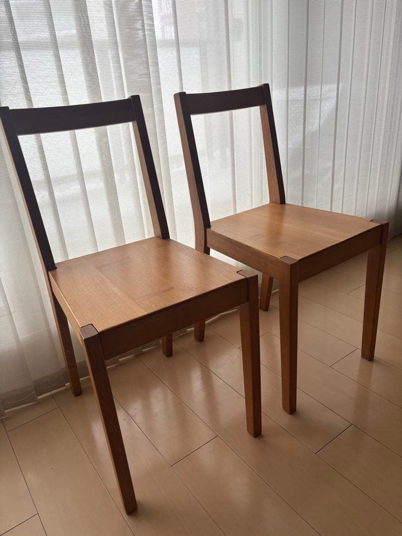 無印良品★チェア　2脚セット