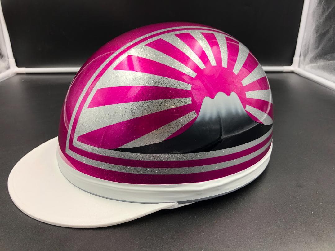 コルク半　カスタム　富士日章　マジック　キャンディピンク　ラメ　高級クリヤ