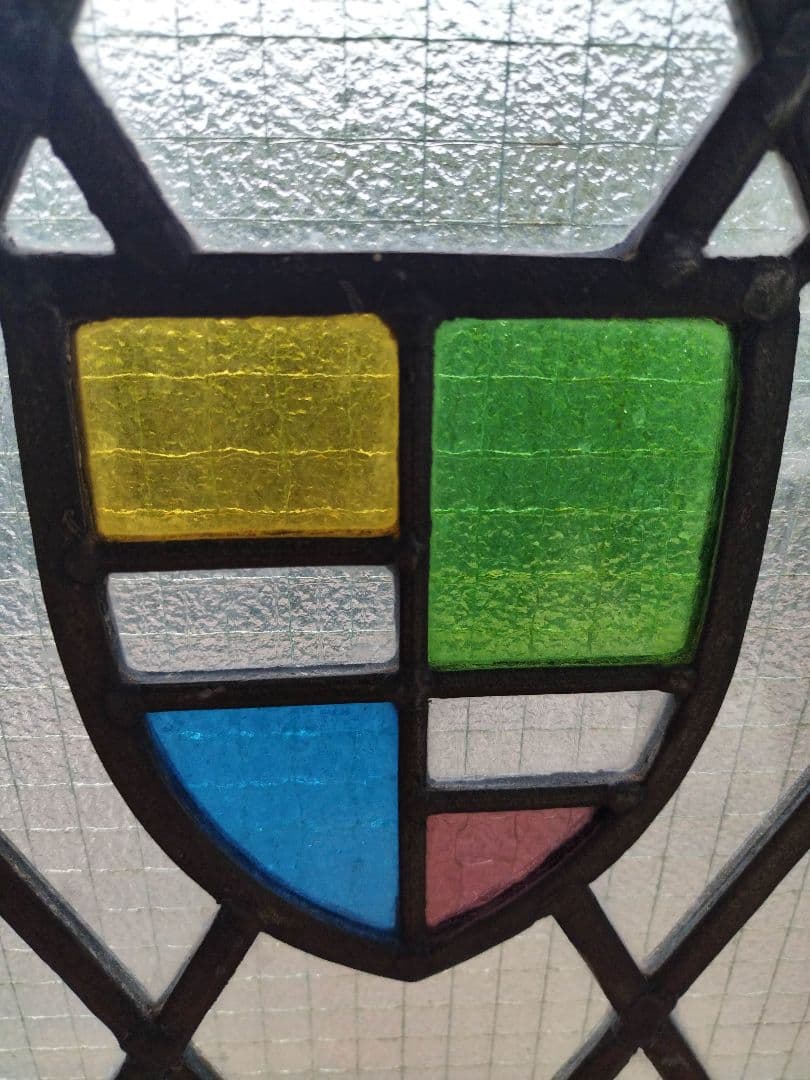 アンティーク窓枠ステンドガラス