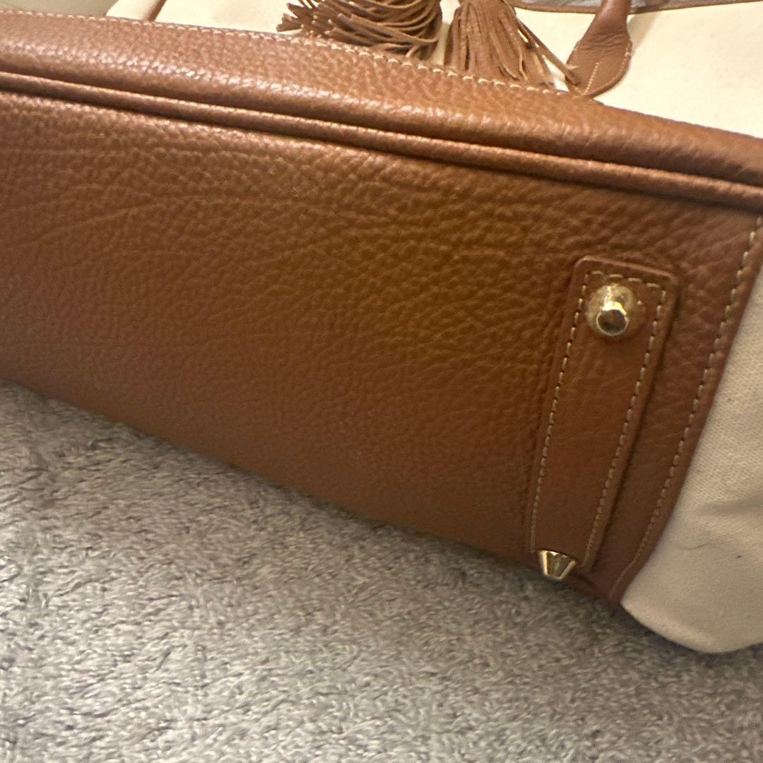 最終値下げ未使用ACATE　アカーテ　キャンバス×レザー　トートバッグ