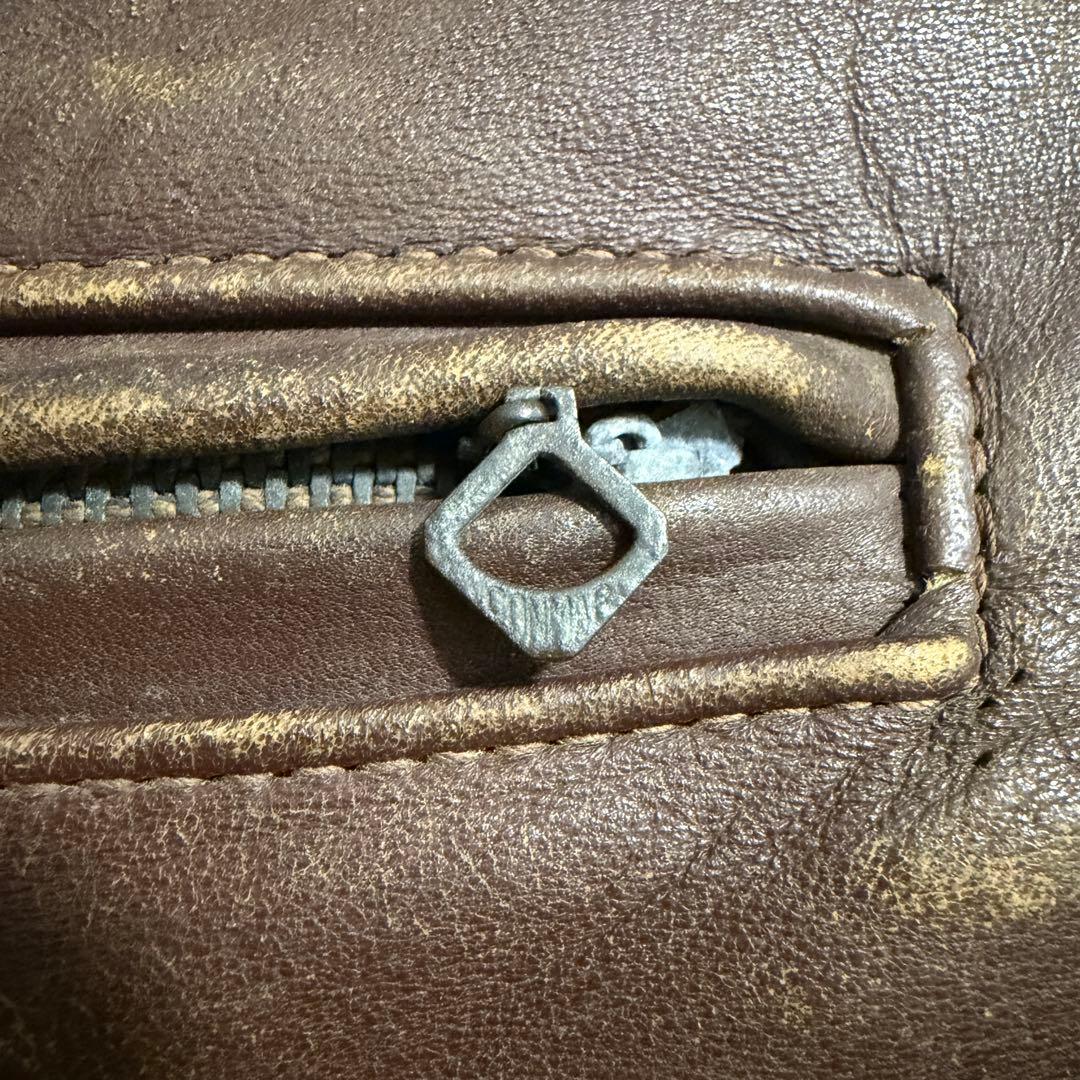 【Vintage】50s レザーボアコート 襤褸