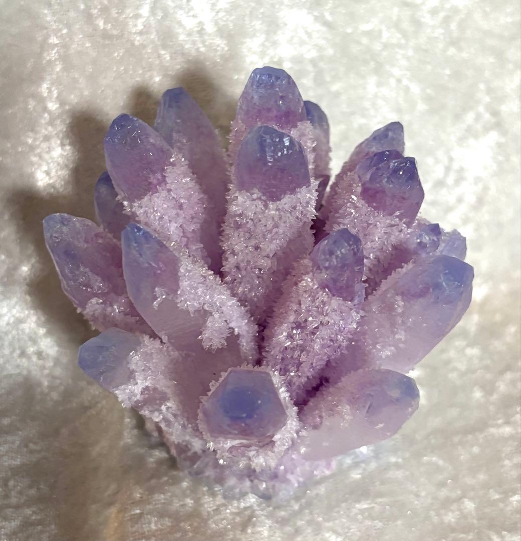 【天然石②】　ローズクォーツクリスタルクラスター 原石 置物 インテリア 一点物