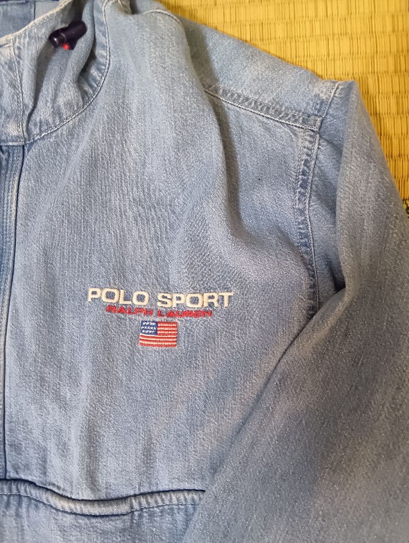 R*君様 ポロスポーツ デニム アノラックジャケット ラルフローレン Lサイズ