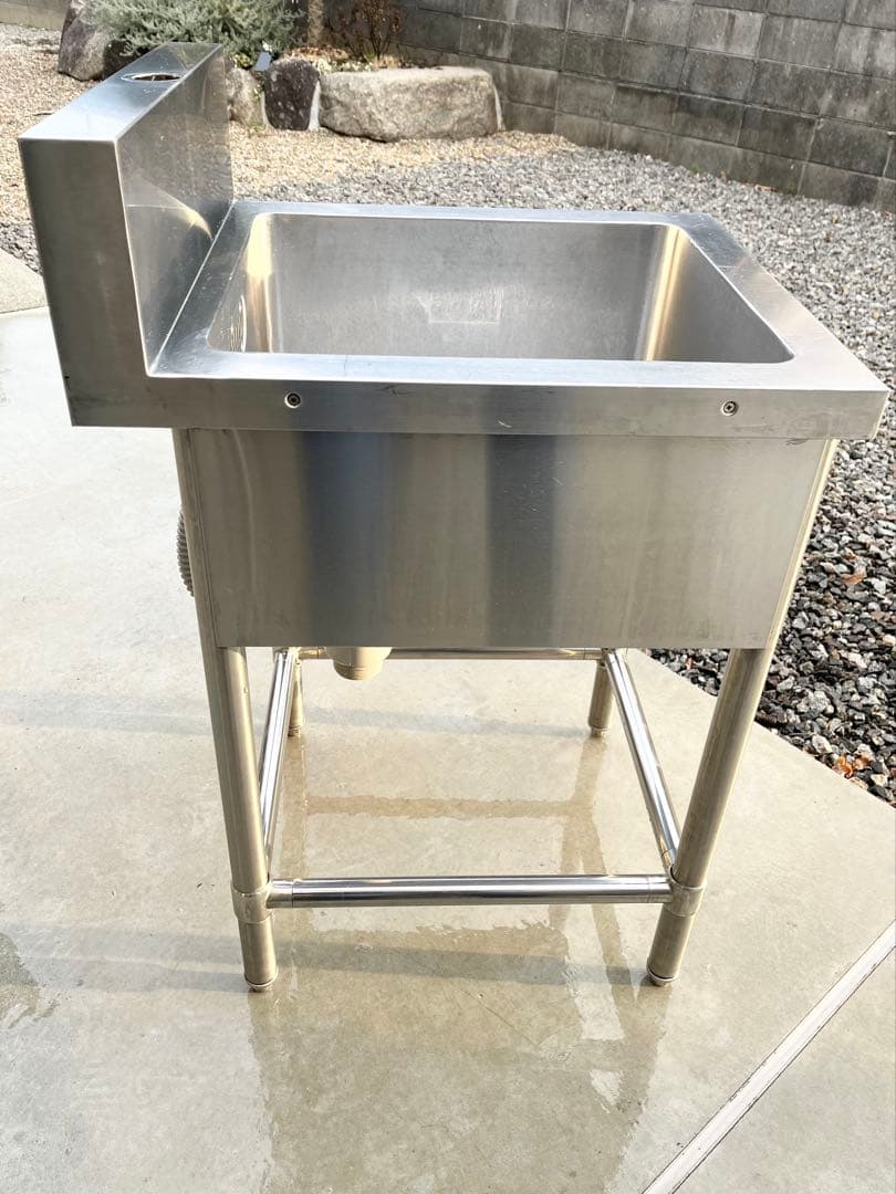 ステンレス1槽シンク 流し台 業務用　500×600×800