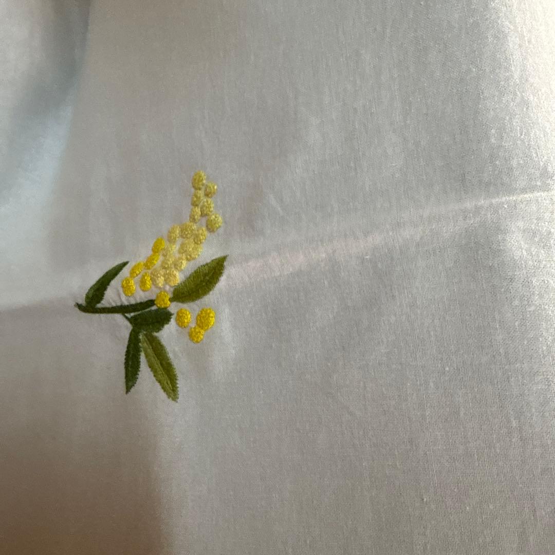 未使用　ミモザ　テーブルクロス　テーブルセンター　ナプキン12枚セット