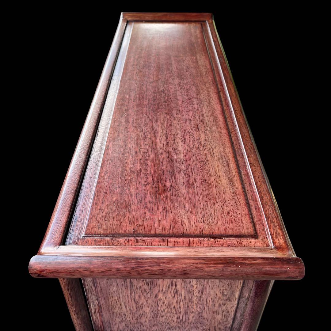 茶箪笥、飾り棚、茶棚、紫檀黒檀、アンティーク、レトロ、和風サイドボード、和食器棚