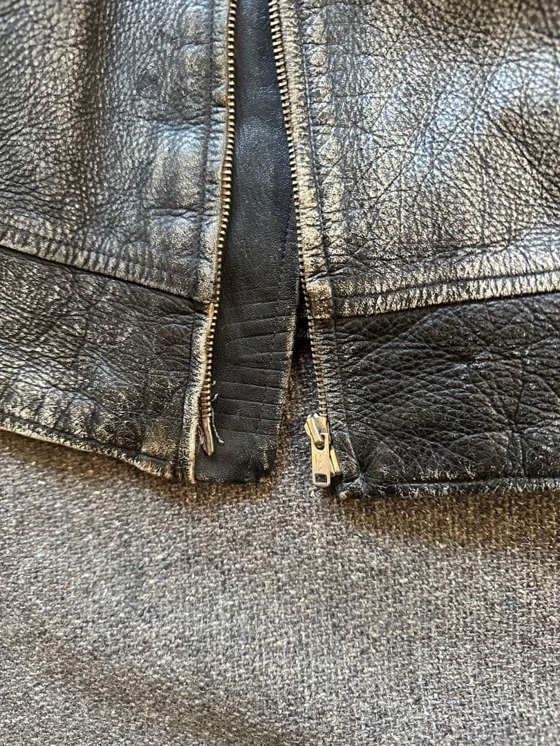 60s 70s ユーロ ダブルライダースジャケット