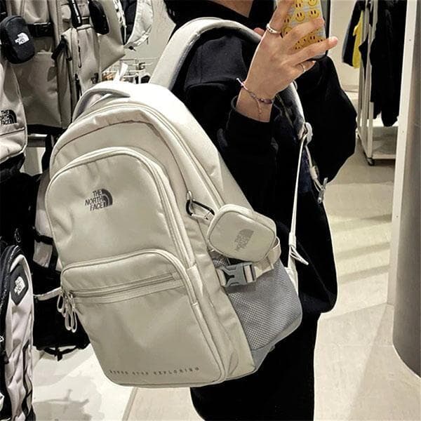 ザノースフェイス DUAL POCKET BACKPACK クリーム