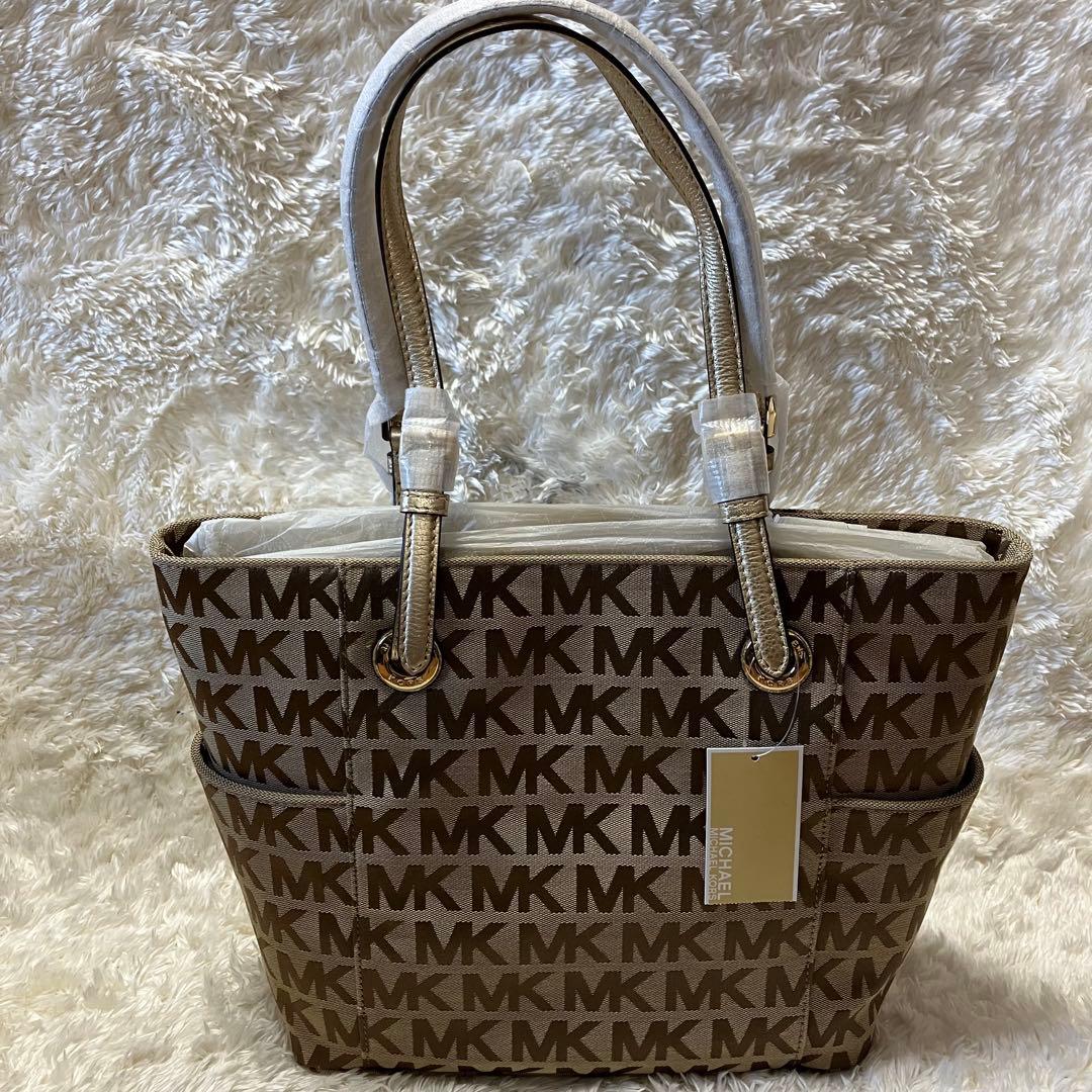 【莉子。様マイケルコース　トートバッグ　シグネチャ　JET SET チャーム