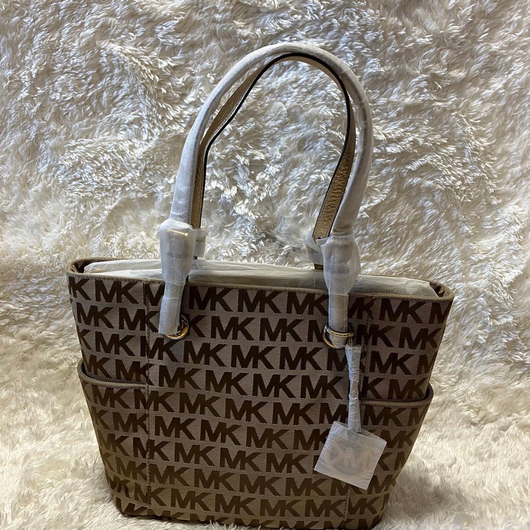 【莉子。様マイケルコース　トートバッグ　シグネチャ　JET SET チャーム
