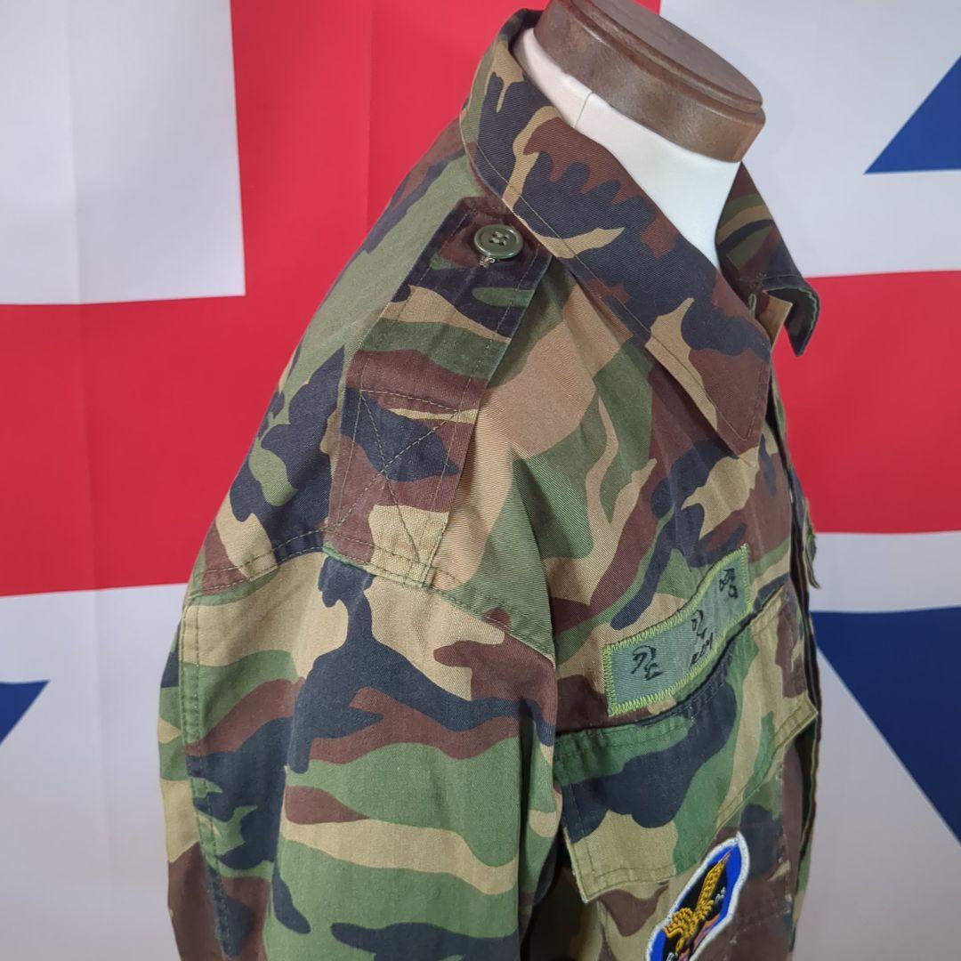 【実物】韓国陸軍 M90ウッドランド迷彩上下セット