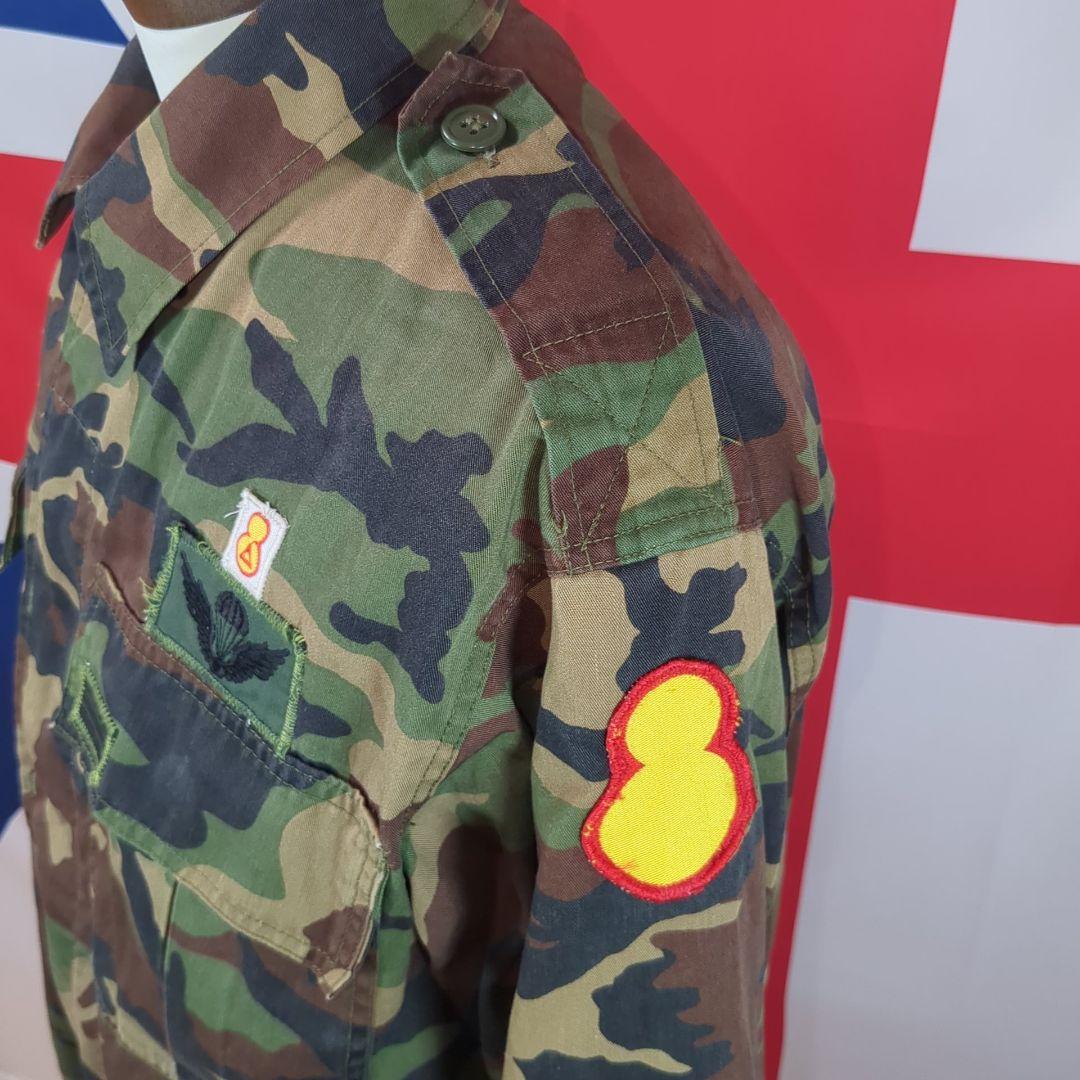 【実物】韓国陸軍 M90ウッドランド迷彩上下セット