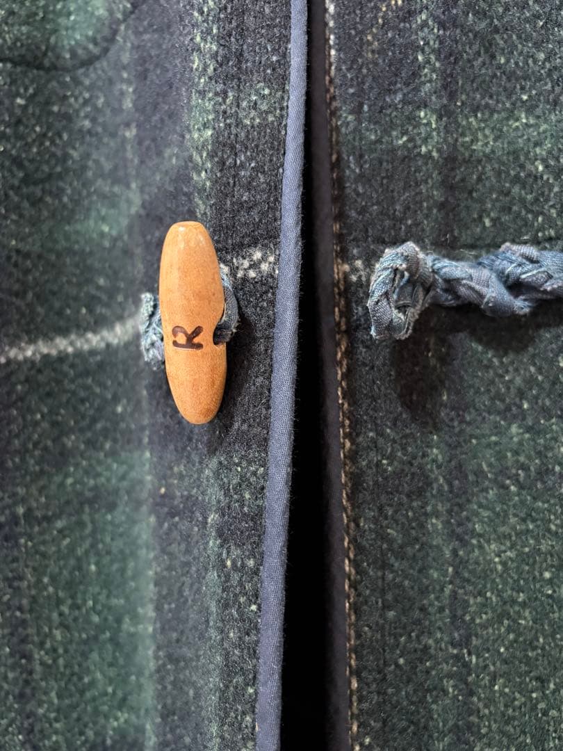 45Rチェック柄 ダッフルコート