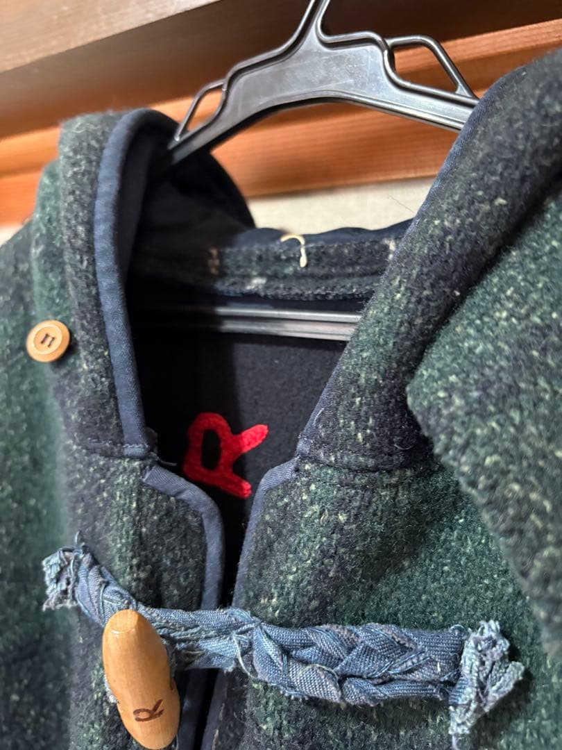 45Rチェック柄 ダッフルコート