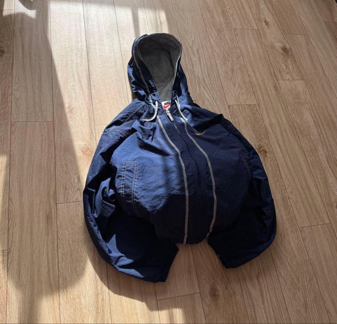 マ*日様 NIKE Puffer Nylon Jacket パファー 中綿 ジャ