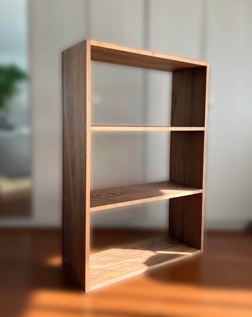 無印良品 スタッキングシェルフ・ワイド・３段・ウォールナット材